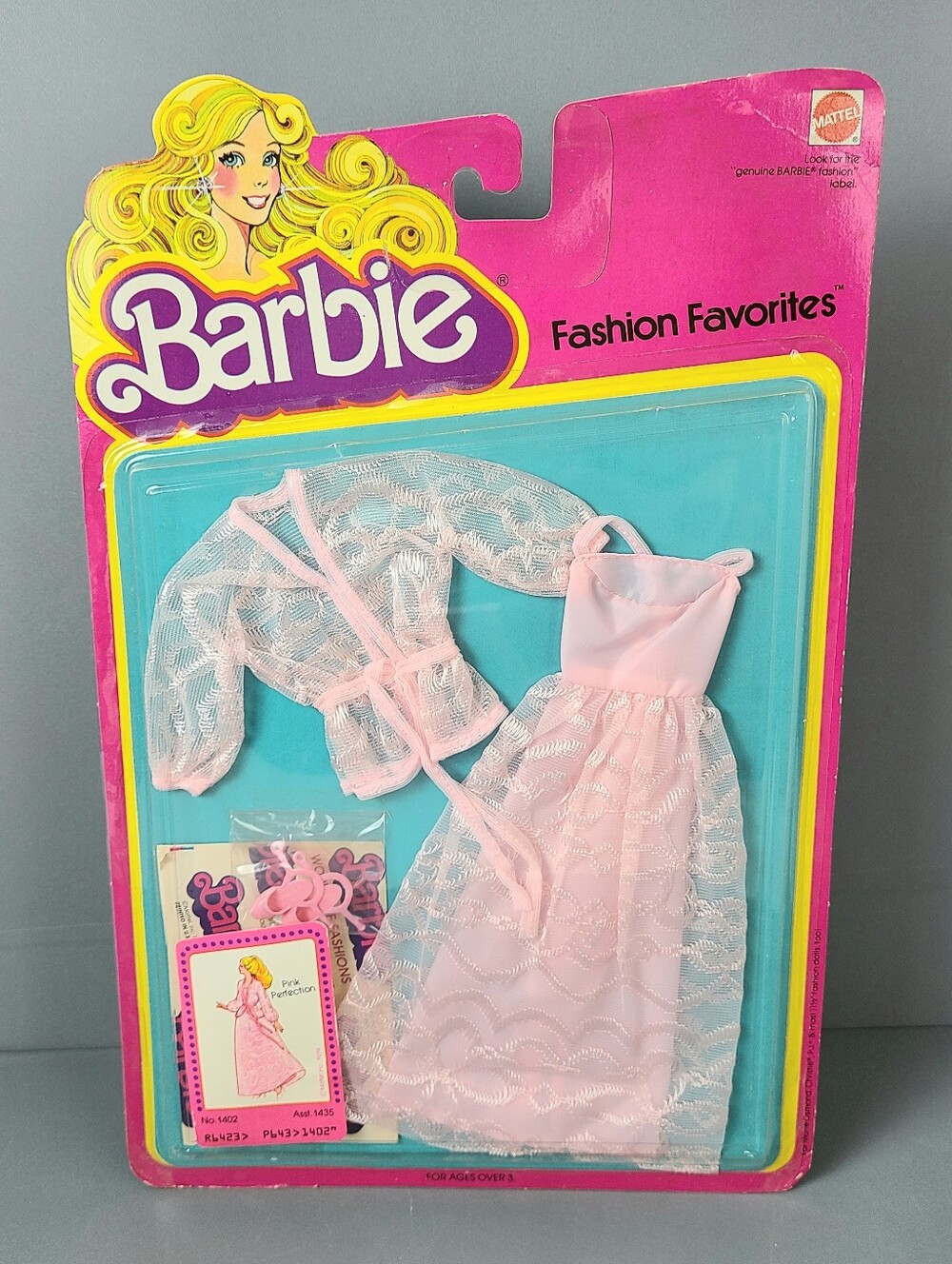 Barbie Fashion Favorites #1402 Pink Perfection 70s Vintage Outfit